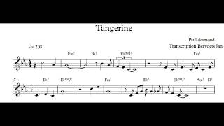 Tangerine - Paul Desmond (DBQ)