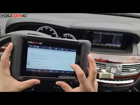 How to View Mercedes-Benz Transmission Control Live Data with YOUCANIC Scanner