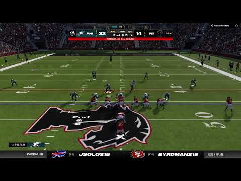 Madden lg 24 restart year 2 wk 16 giants