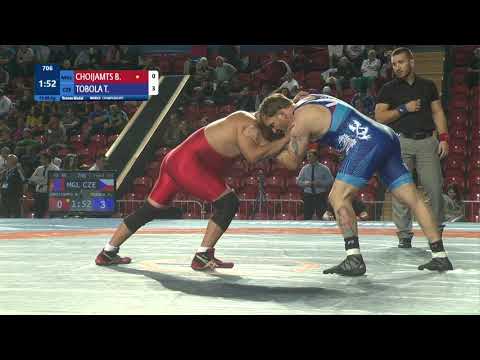 BRONZE FS - 88 kg: B. CHOIJAMTS (MGL) v. T. TOBOLA (CZE)