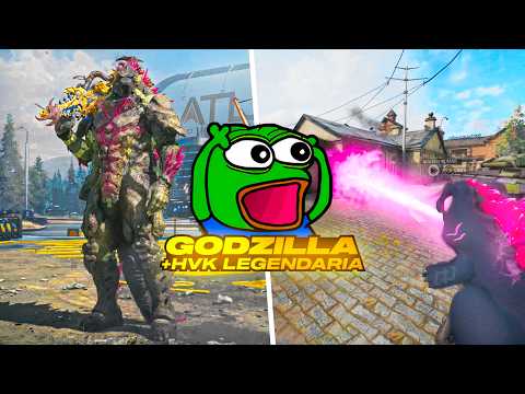 COMPRÉ a GODZILA + HVK Legendaria en COD mobile (la mejor skin 🤯)