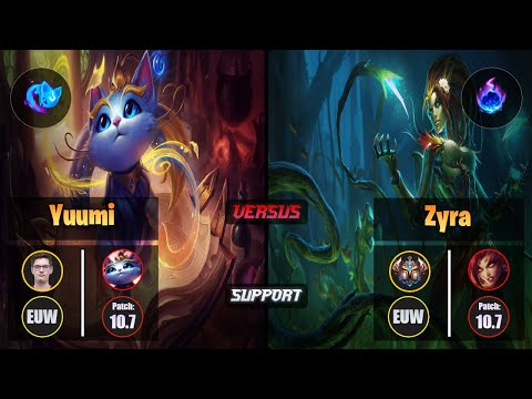 Mikyx YUUMI (Support) [Summon Aery] VS ZYRA - Challenger EUW Patch 10.7