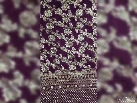 R v wedding wear silk jacquard fabrics lehenga