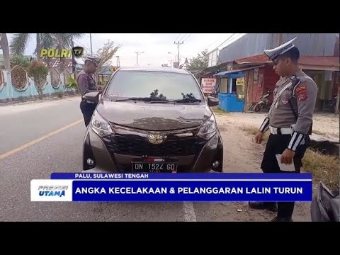 OPS ZEBRA POLDA SULTENG TEKAN ANGKA KECELAKAAN DAN PELANGGARAN LALIN