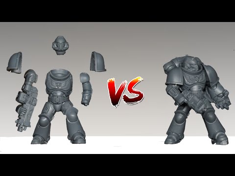 SUBASSEMBLY vs FULL BUILT warhammer miniatures