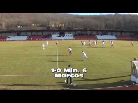 Gol de Marcos. Atlético Bembibre 4 - CD Mirandés B 1 (Gol de Marcos, 1-0)