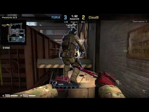 Pov Yuurih (25/17) CS GO DEMO - TRAIN - FURIA 10 VS 16 CLOUD9 (cs_summit 6 - 02/07/2020)