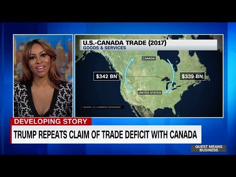 Making Sense Of Trump's Claim On Trade Numbers With Canada