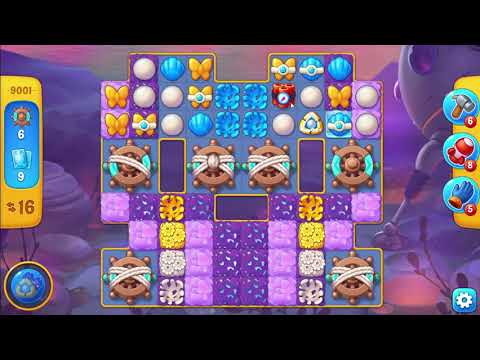 FISHDOM:  Level 9001, 9002 (Challenge level), 9003  first tries  No boosters.