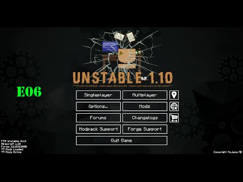 Unstable 1.10 - E06 - Ender IO Power Gen
