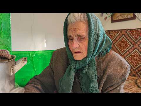 How to live alone? One day with grandma in the village