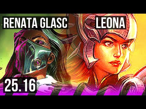 RENATA GLASC & Draven vs LEONA & Kai'Sa (SUP) | 0/4/22 | KR Challenger | 25.16