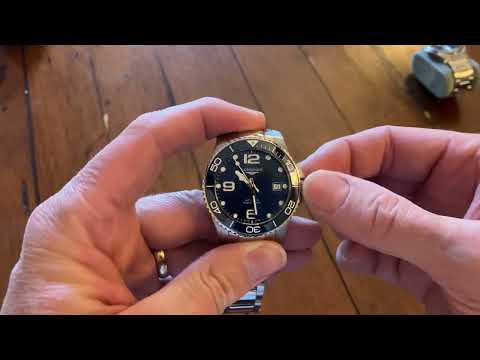 Testing the power reserve on the Longines Hydroconquest (question from Armen).