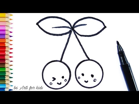 How To Draw Funny Cherries