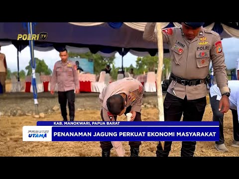 POLDA PAPUA BARAT TANAMAN JAGUNG SERENTAK KUARTAL III