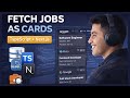 Build Dynamic Job Cards For Applicant Dashboard Next Js TypeScript MySQL