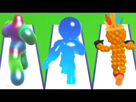 BLOB RUNNER 3D vs THE BIG HIT vs PIXEL RUSH - Triple Game