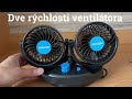 Ventilátor DUO na palubnú dosku - 24V s možnosťou otáčania - Video Youtube