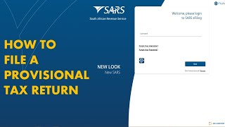 How to file a provisional tax return on SARS Efiling (tutorial)