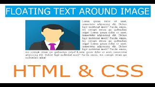 Wrapping text around image HTML CSS Tutorial