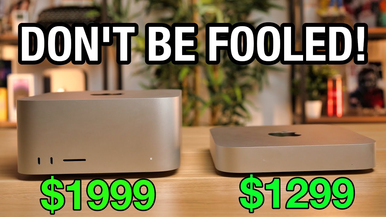 M2 Mac Studio VS M2 Mac mini - DON'T BE FOOLED!