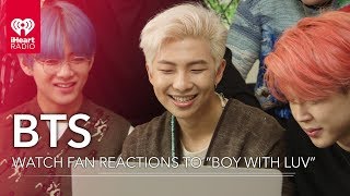 BTS React To Fans Watching  Boy With Luv   Music V