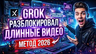 GROK РАЗБЛОКИРОВАЛ ДЛИННЫЕ ВИДЕО - Март 2026