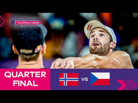 Mol, A./Sørum, C. vs. Perusic/Schweiner - Quarter Final Highlights | Tlaxcala 2023 #mexbeachvolley