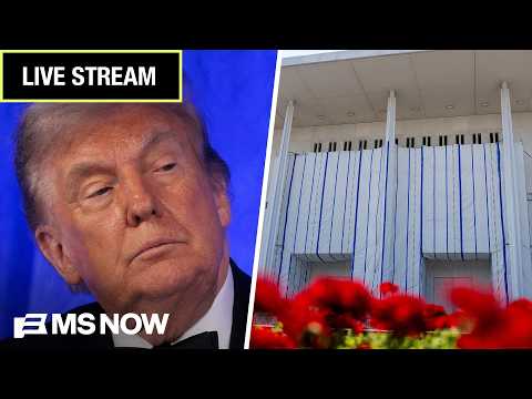 LIVE: Protesters form a human chain at the Kennedy Center