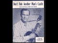 Eddy Arnold - Don't Rob Another Man's Castle 1949