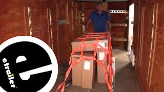etrailer | Review of the CargoSmart Adjustable Cargo Net for E Track and X Track Systems