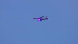 Raw Video F-35 & Tanker over the APEC summit San Francisco