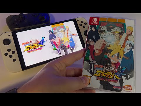 NARUTO SHIPPUDEN: Ultimate Ninja STORM 4 ROAD TO BORUTO - Review | Switch OLED handheld gameplay