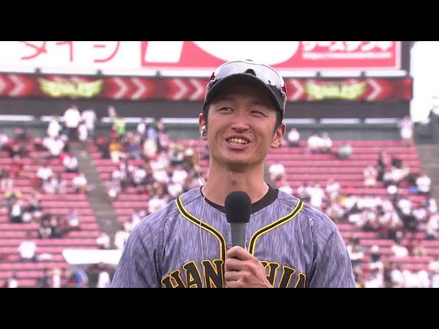 タイガース・近本選手ヒーローインタビュー 6/13 E-T