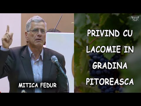 Mitica Fedur - Looking greedily at the picturesque garden | CHRISTIAN POETRY