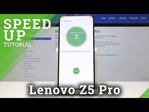 How to Speed Up LENOVO Z5 Pro - Optimize Android Smartphone
