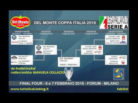 Il volley alla radio -  Modena Trento 3-0, finale Coppa Italia 2016
