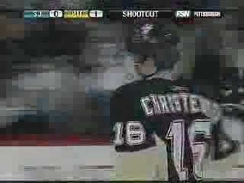 Erik Christensen, Jarkko Ruutu SO goals from 2-4-08 vs. SJ