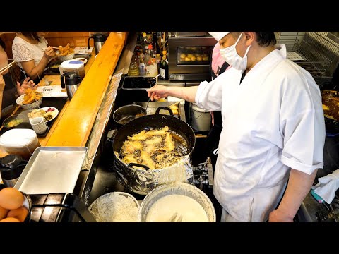 ¡Asombrosa cantidad de tendón! ! El mejor tendón de Tokio: cocina tempura