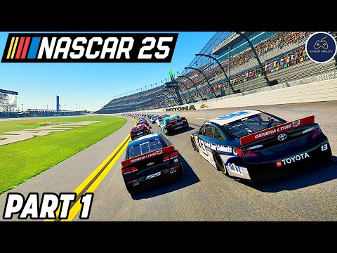 NASCAR 25 Career Mode Part 1 - A STAR IS BORN!