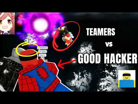 A RANDOM HACKER HELPS ME DESTROY TEAMERS IN JJS 🔥🔥
