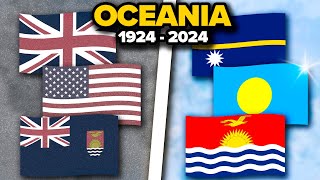 Evolution of ALL Oceanian Flags Over Last 100 Years (1924-2024)