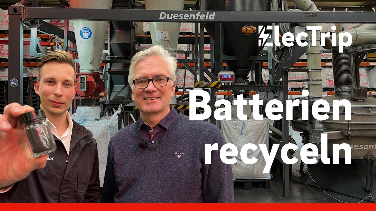 So werden E-Auto-Batterien recycelt