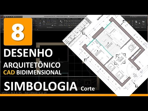 AULA 08 - PLANTA BAIXA - SIMBOLOGIAS - Passo a passo no AUTOCAD - PARA ARQUITETOS