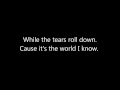 Collective Soul - The World I Know with lyrics ( no vocals )
