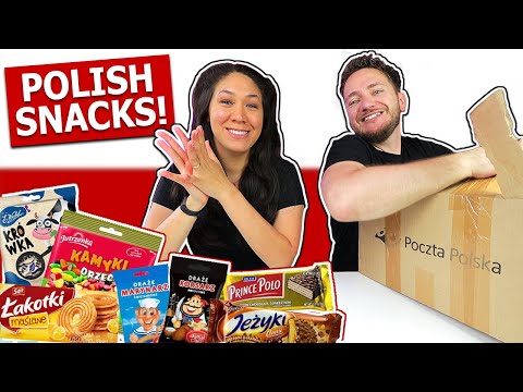 WE TRY POLISH SNACKS & CANDY FOR THE FIRST TIME!