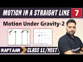 Motion In A Straight Line 07 Motion Under Gravity 2 Class 11 NEET RAFTAAR
