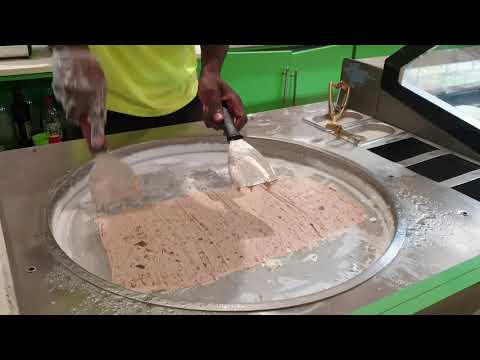 Ice cream roll in Lusaka