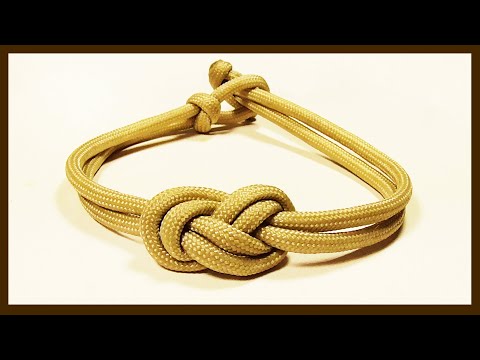 "How You Can Make An Elegant Infinity Knot Parachute Cord Bracelet" WhyKnot