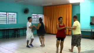 preview picture of video 'Aula /Atividades com Dança Gaúcha  prof. Jorge Machado chote par trocado'